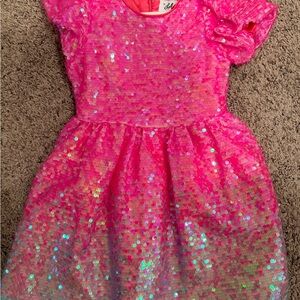 Lola + The Boys Glittering Pink Sequin Dress